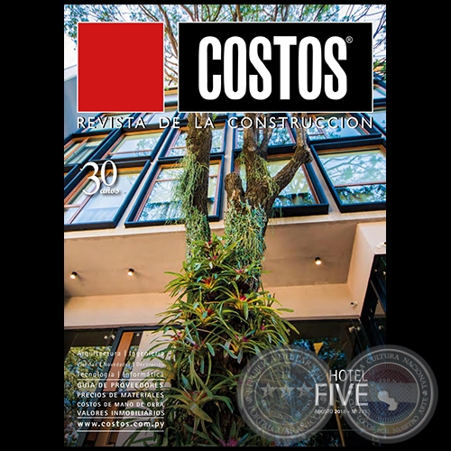 COSTOS Revista de la Construccin - N 275 - Agosto 2018